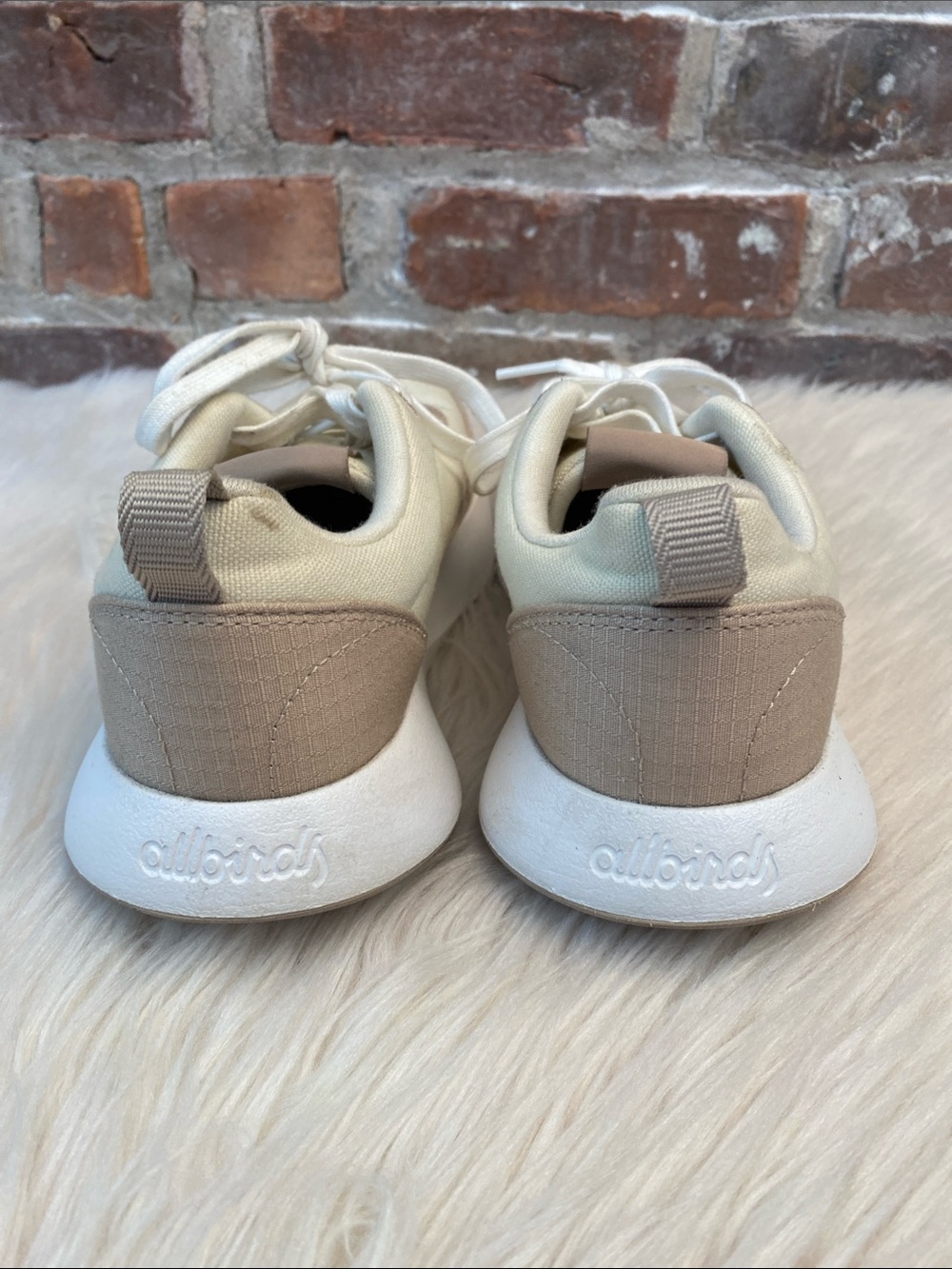 Allbirds Courier Stony Cream/Rugged Beige Sneakers, Size 8 - Picture 6 of 16